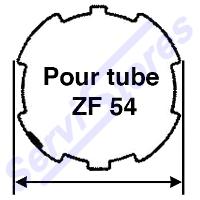 Jeu de bagues (Roue + couronne) Gaposa pour tube ZF54